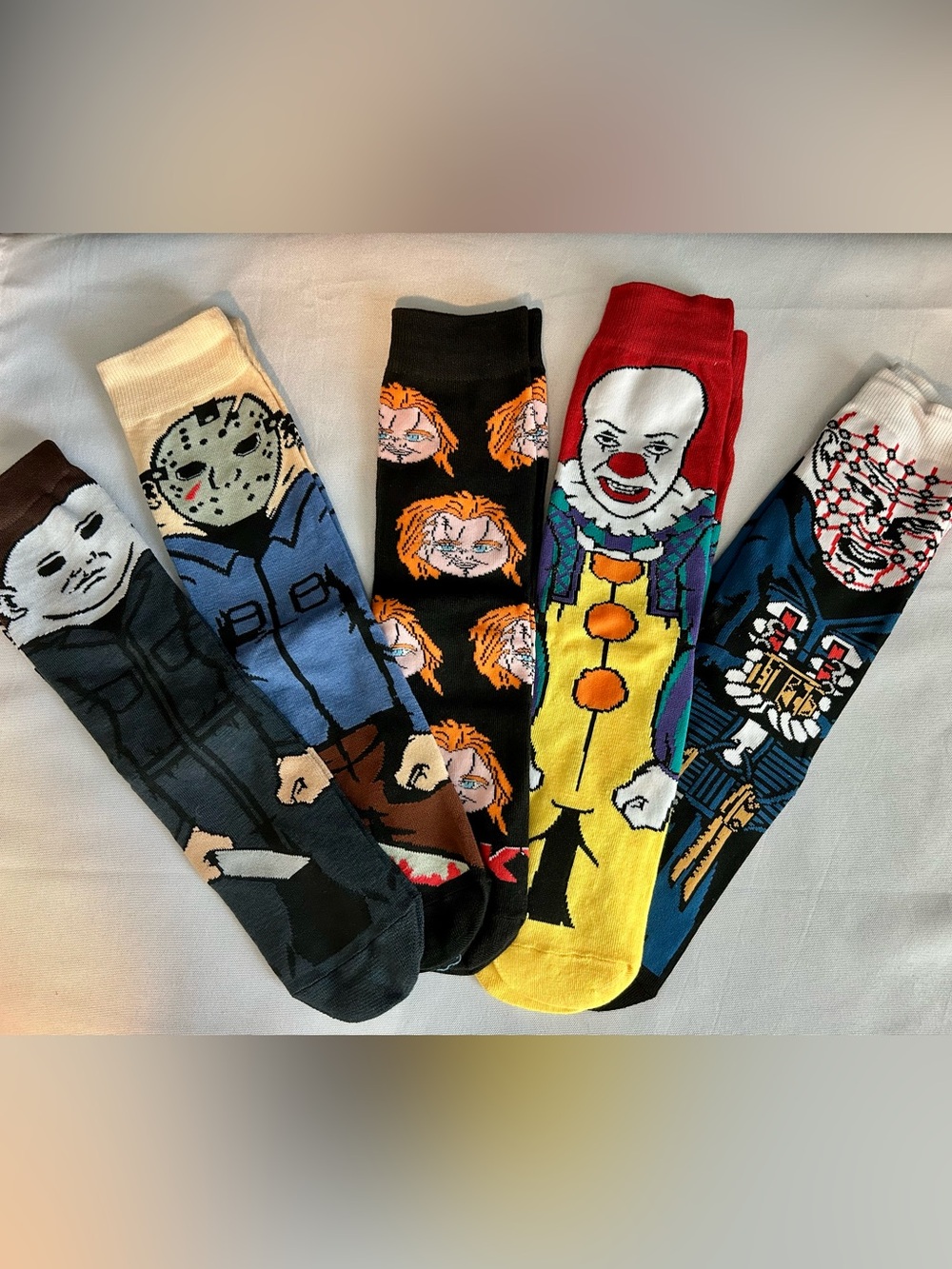 Horror Character Graphic Socks